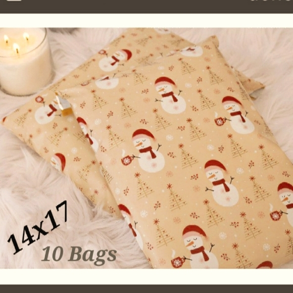 Snowman Design 14x17 10 bags included. - Picture 4 of 11